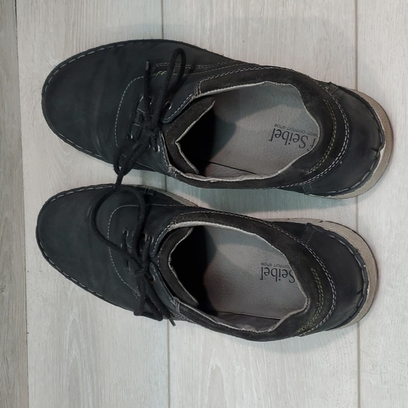 Josef Seibel Mens Ruben13 Plain Toe Leather Flats Sneakers boots shoes sz 14 - Picture 9 of 16